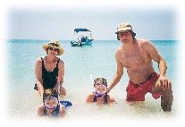 Family at Florida Beach