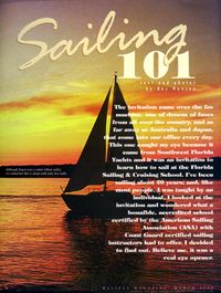 Sailing 101 Article for March 2000 Halifax Magazine